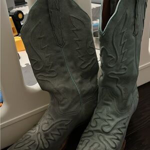 Turquoise Western Cowboy Boots